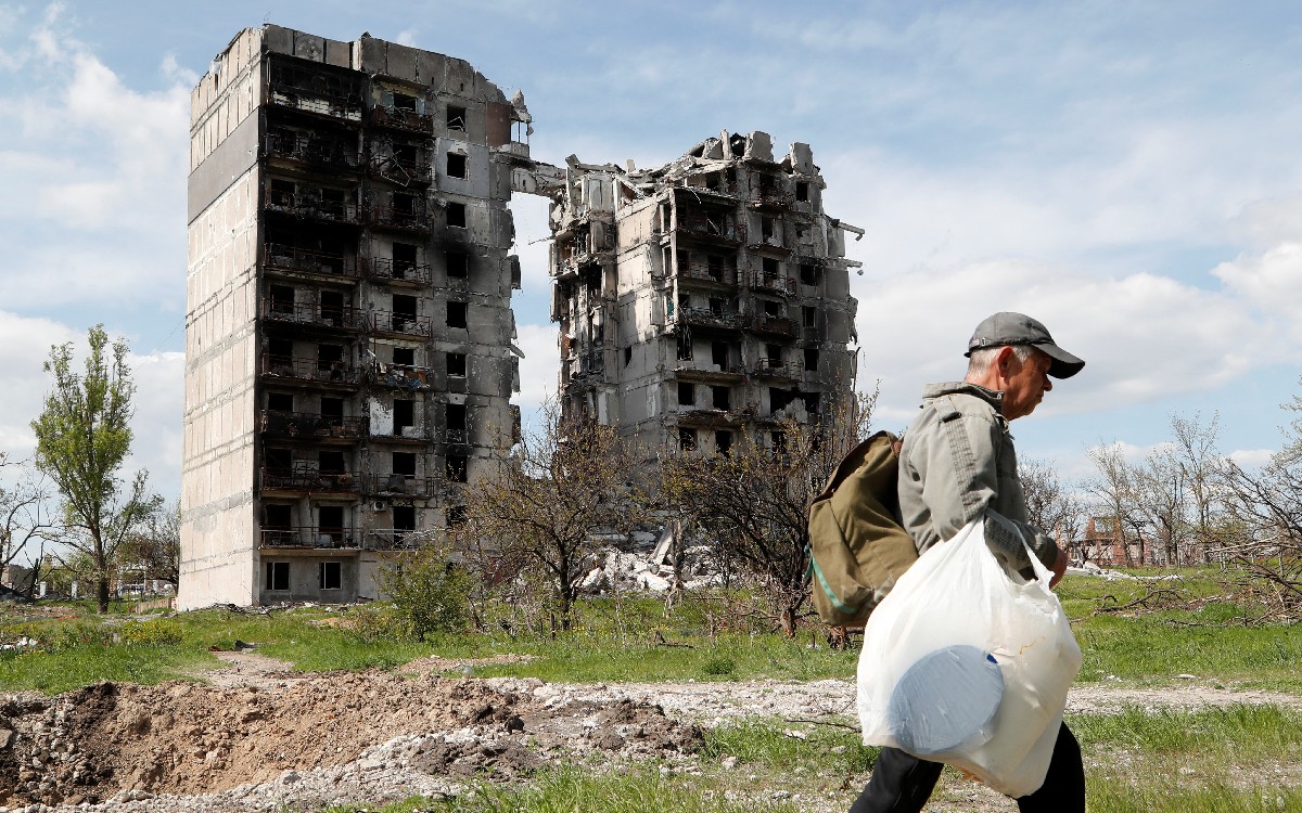 Anuncia Rusia alto al fuego en ciudad de Mariúpol para permitir evacuación de civiles