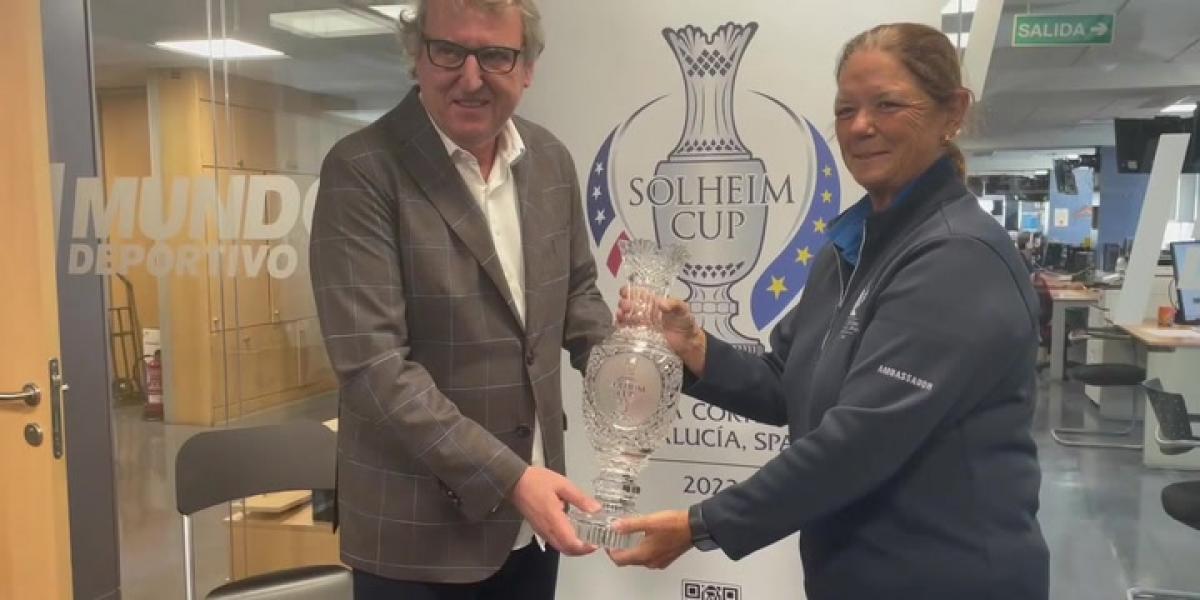 Así ha sido la visita de la Solheim Cup a la redacción de Mundo Deportivo