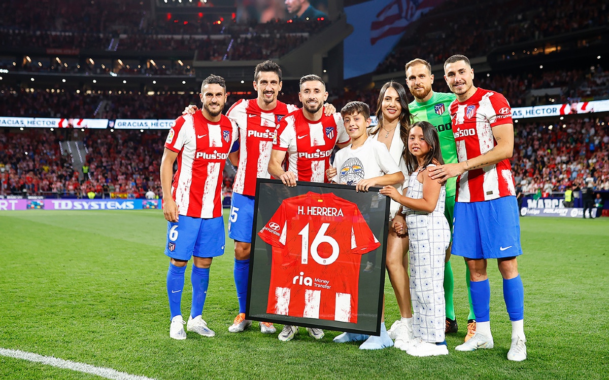 Atlético de Madrid homenajea a Héctor Herrera en el Wanda Metropolitano | Video