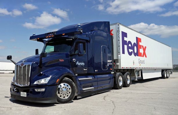 Aurora expande piloto autónomo de carga con FedEx en Texas