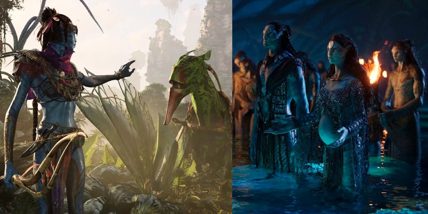 CGI de Frontiers of Pandora comparado con el tráiler de Avatar 2