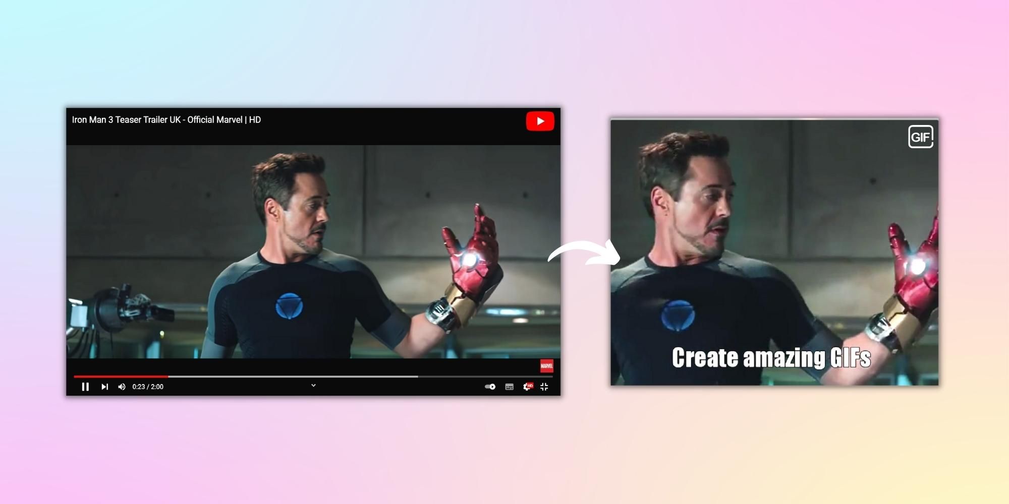 Cómo convertir un video de YouTube en un GIF