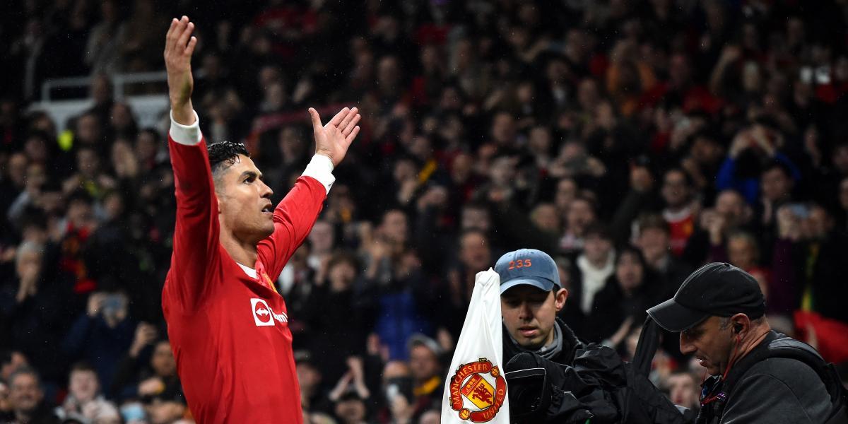 Cristiano Ronaldo marca en su posible adiós a Old Trafford