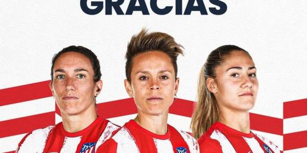 El Atlético Femenino hace oficial el adiós de tres leyendas