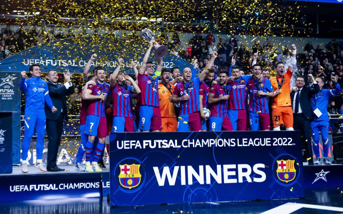 El Barcelona gana la Champions de fútbol sala