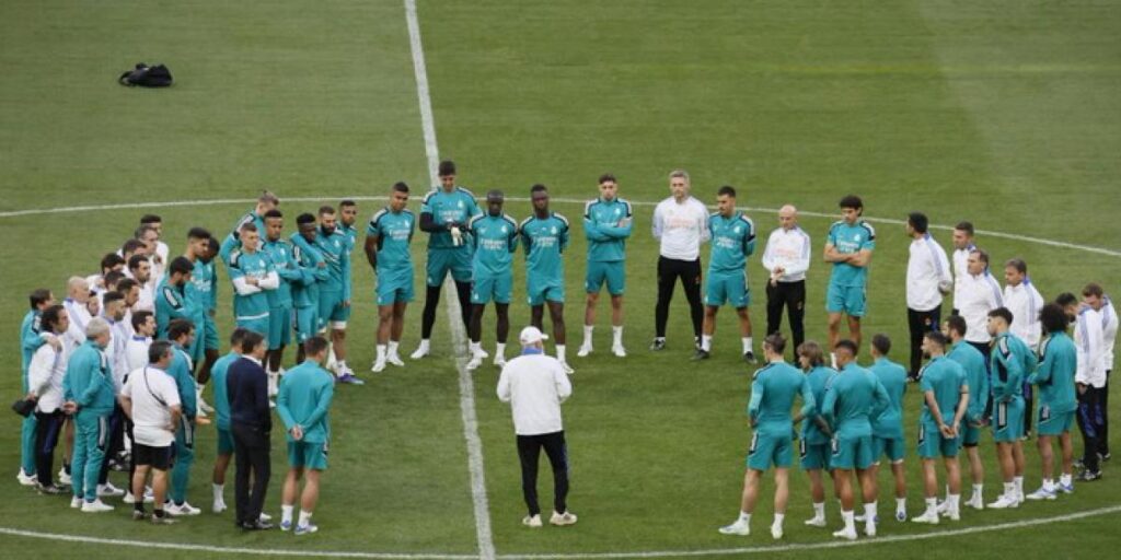 El Real Madrid al completo, listo para la final