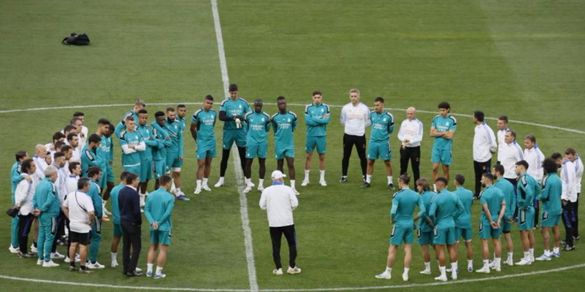 El Real Madrid al completo, listo para la final