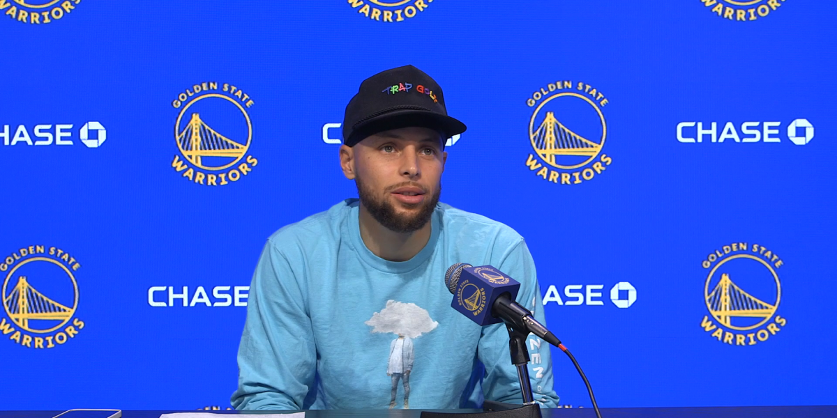 El aviso de Curry hace un año: "No queréis vernos el curso que viene"