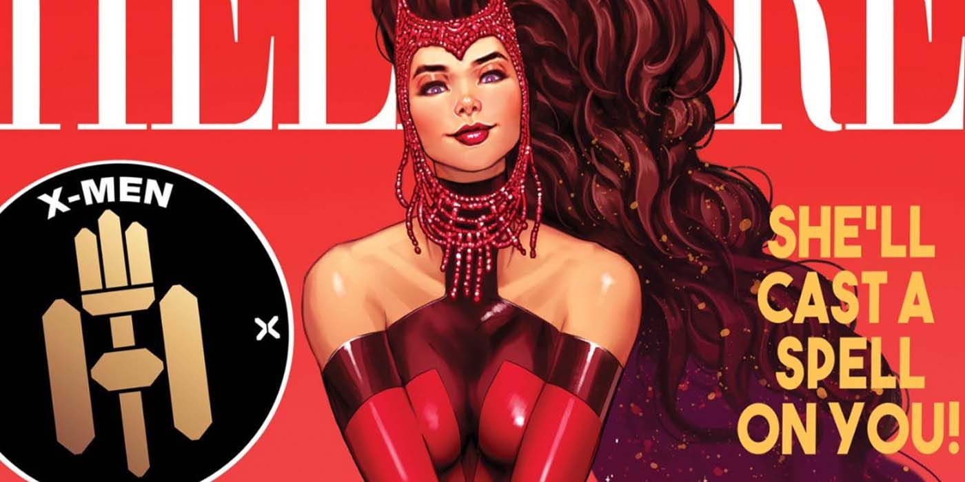 El disfraz de gala Hellfire de Scarlet Witch se destaca en el nuevo arte de Marvel
