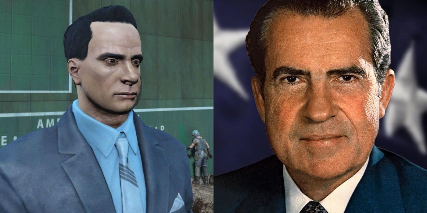 El jugador de Fallout 4 recrea al expresidente estadounidense Richard Nixon