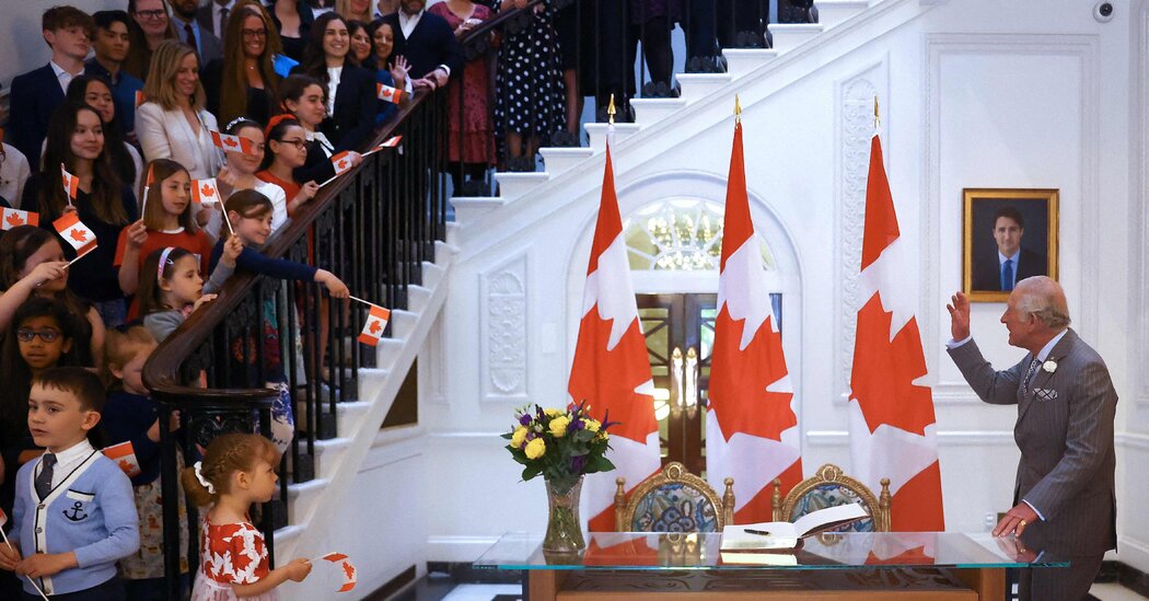 El príncipe Carlos y Camila visitan Canadá
