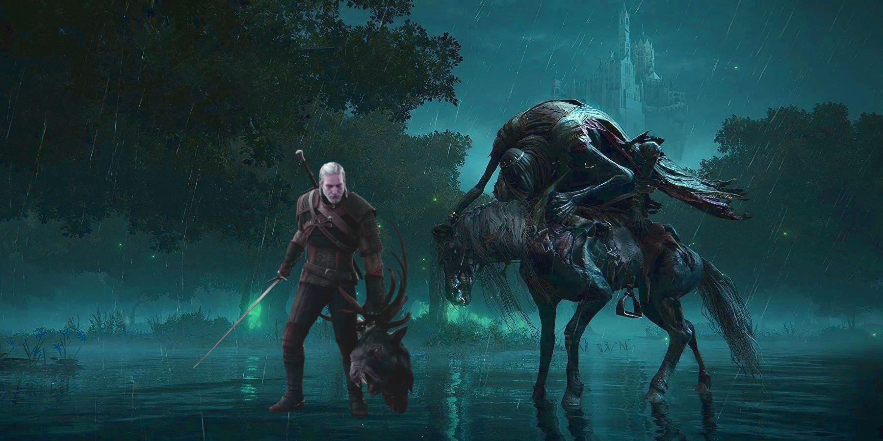 Elden Ring Player recrea el estilo de lucha de Witcher de Geralt