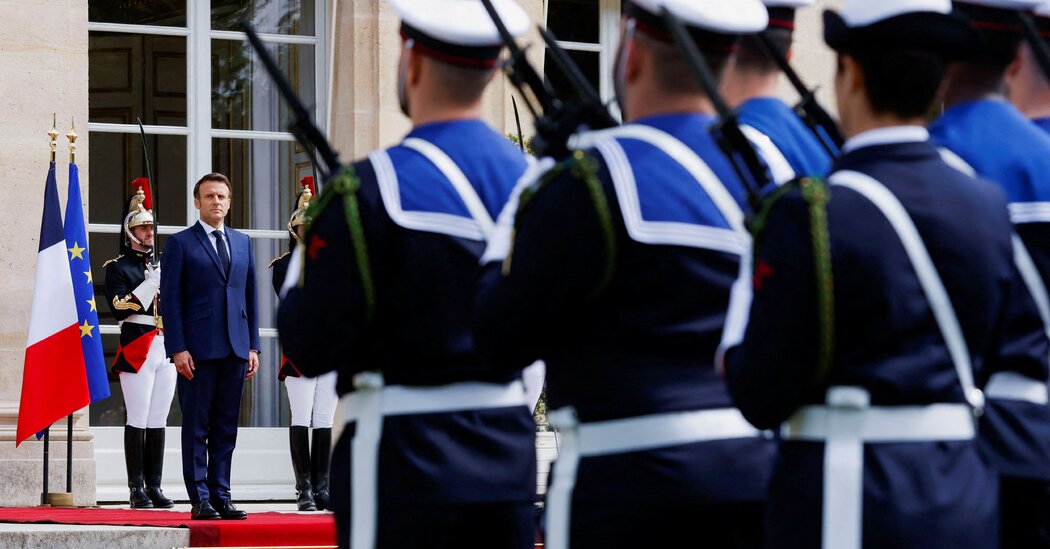 Emmanuel Macron inauguró para un segundo mandato como presidente de Francia
