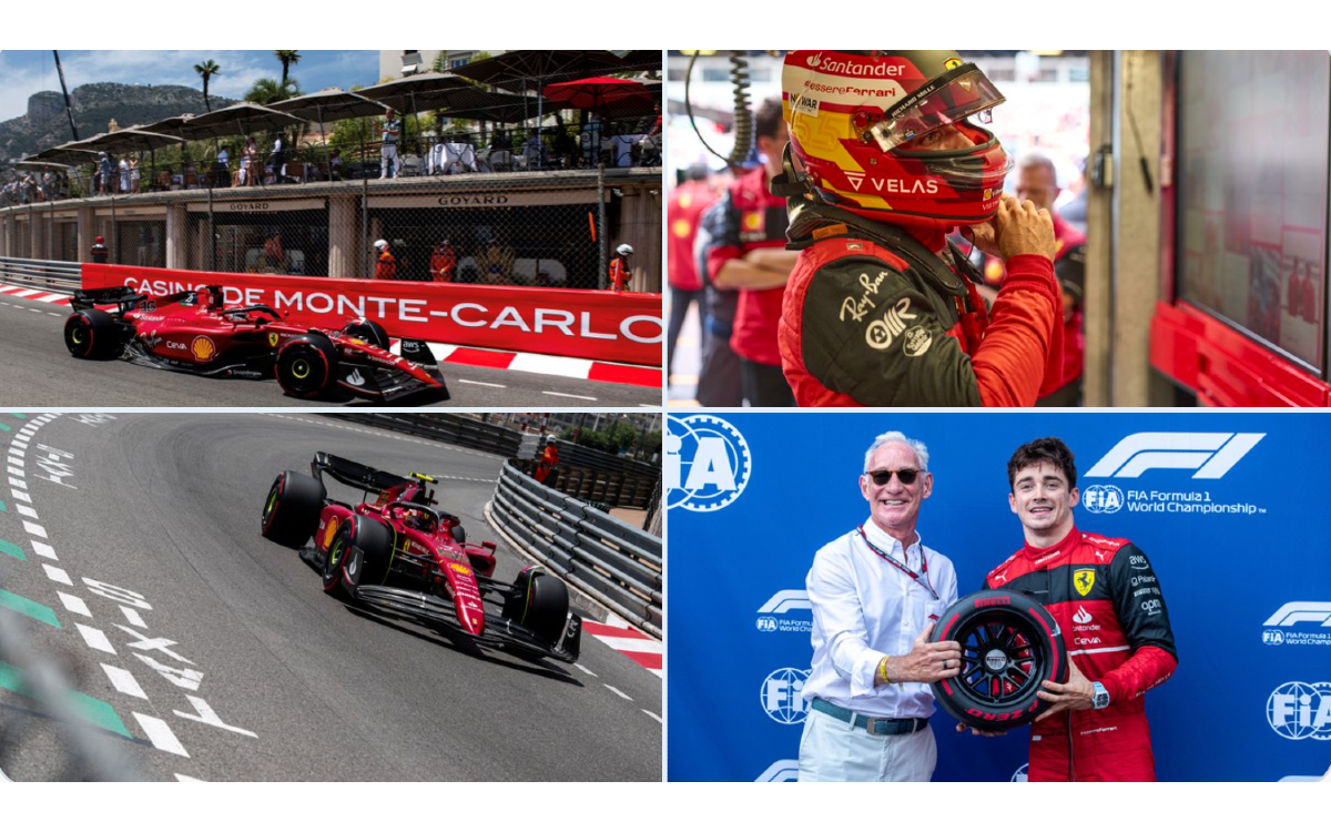 F1: Acapara Ferrari la primera fila, Red Bull la segunda, para el Gran Premio de Mónaco | Video