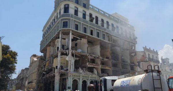 Fuerte explosión en un hotel de La Habana deja al menos cuatro muertos
