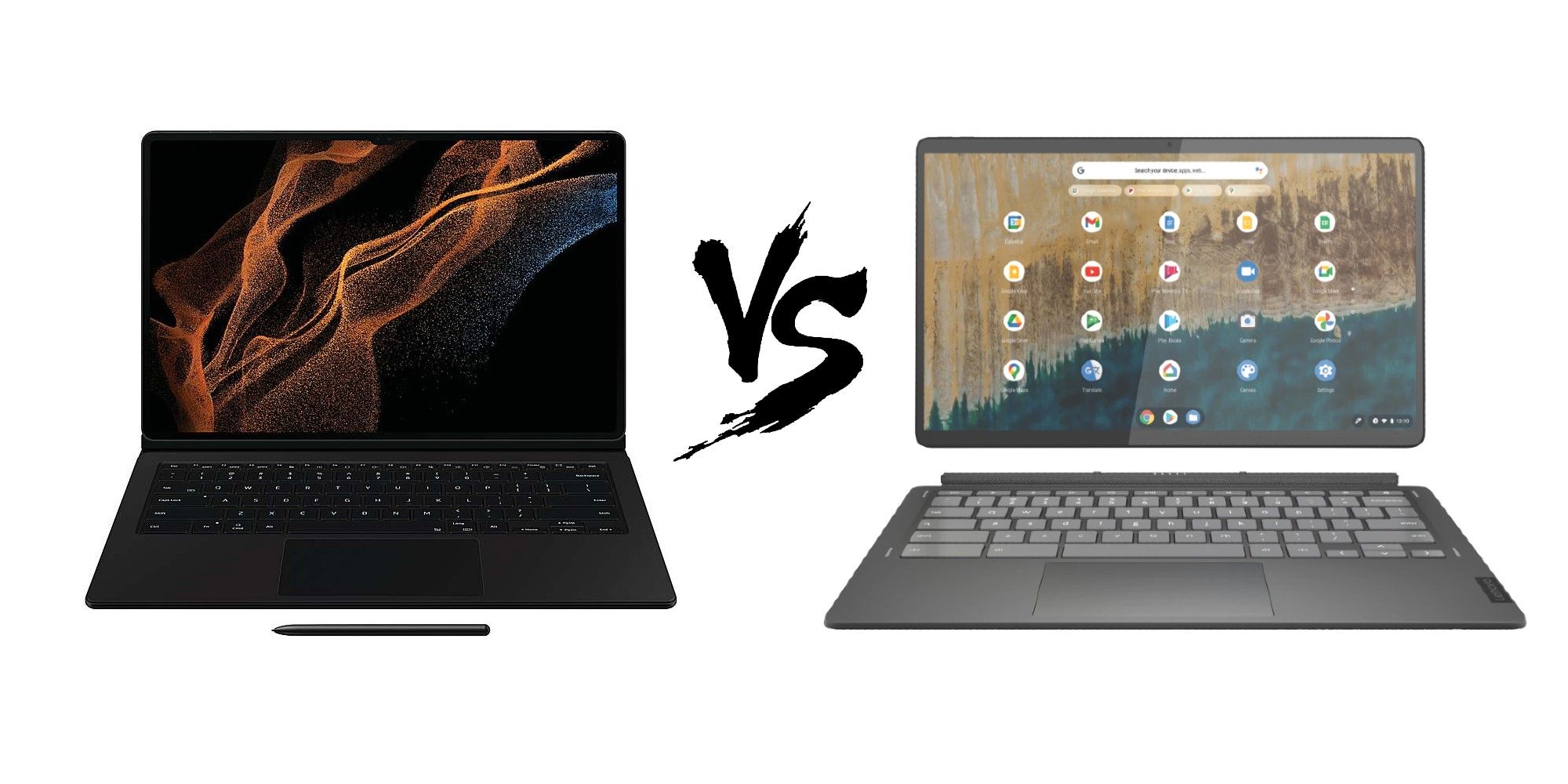Galaxy Tab S8 Ultra vs.  Lenovo Chromebook Duet 5: ¿Android o sistema operativo Chrome?