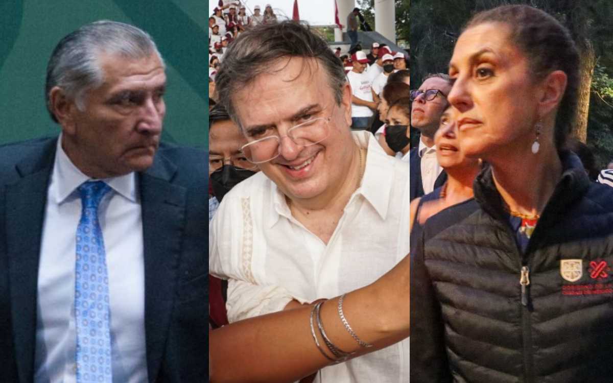 INE niega medidas cautelares contra Sheinbaum, Ebrard y Adán Augusto por campaña