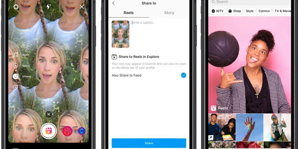 Instagram prueba reacciones de video para competir con TikTok