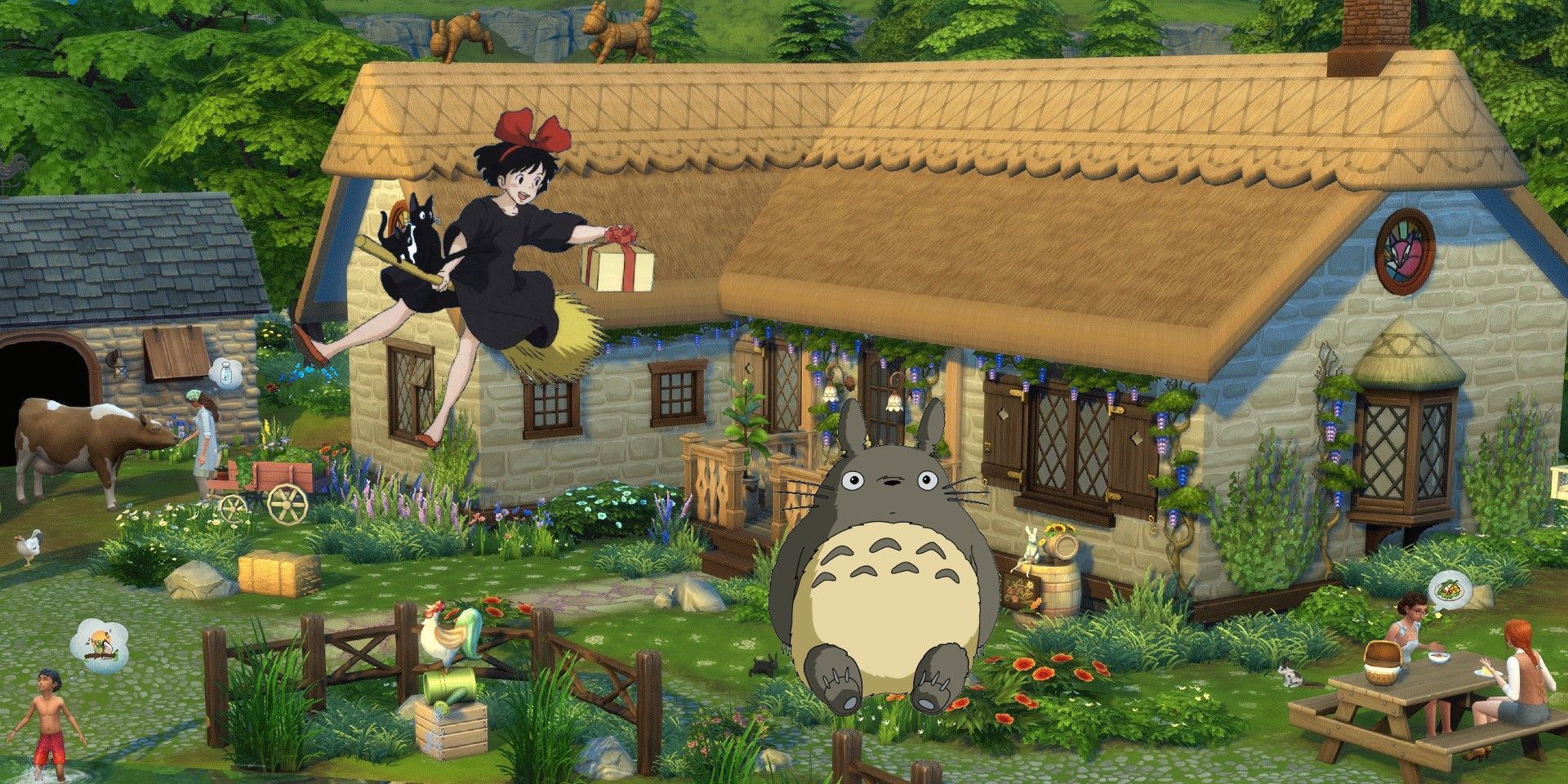 La pequeña casa inspirada en Studio Ghibli de Sims 4 Fan obtiene la aprobación del desarrollador