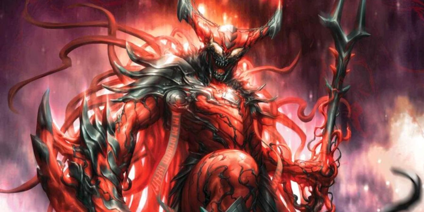 La sed de sangre de Carnage lo lleva a convertirse en el rey del infierno