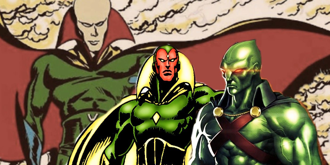 La visión original de Marvel era básicamente Martian Manhunter antes de J’onn J’onzz