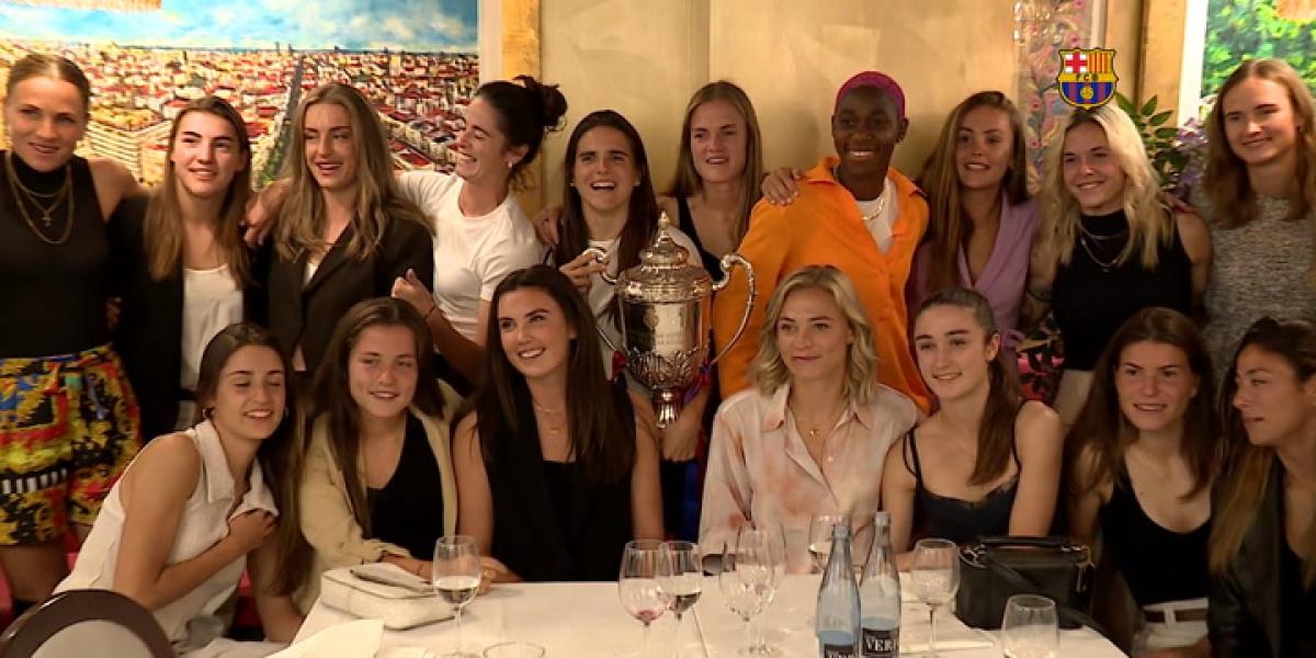 Laporta, en la cena de cierre de temporada del Barça femenino