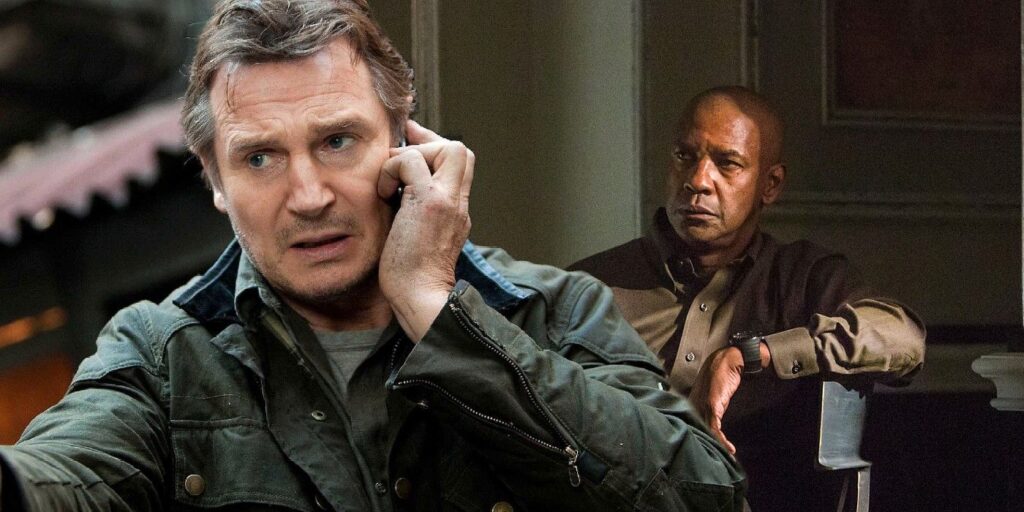 Liam Neeson ama las películas Equalizer de Denzel Washington