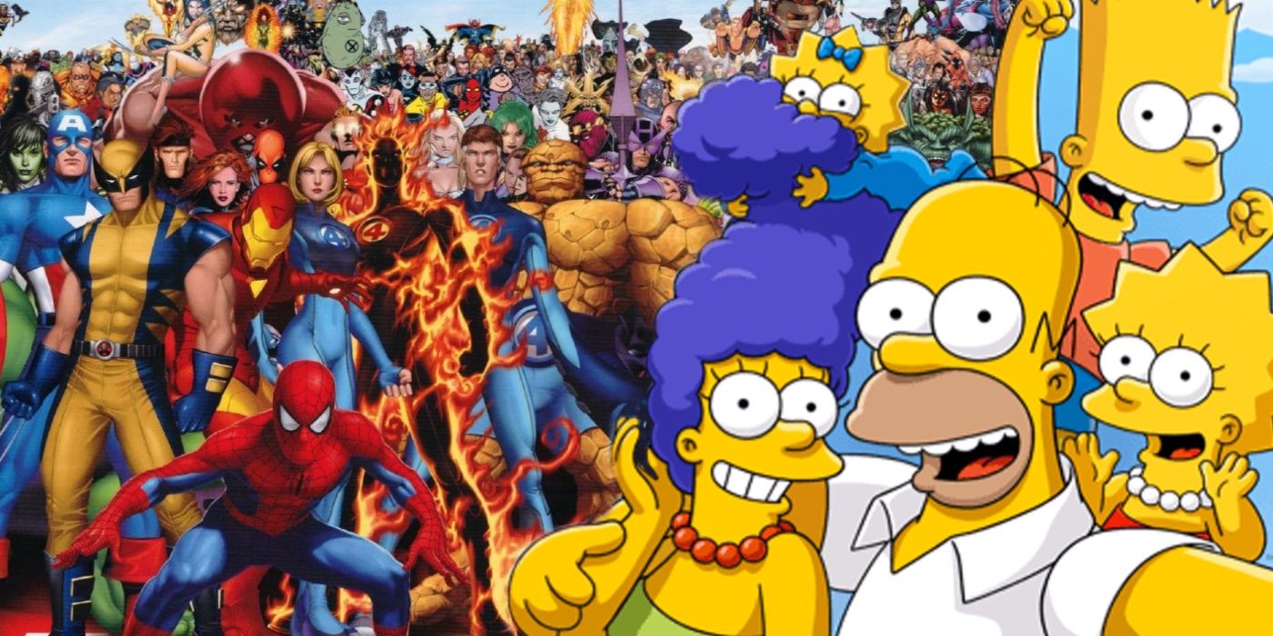 Los Simpson les dieron a tus personajes favoritos los poderes perfectos de Marvel de corte profundo