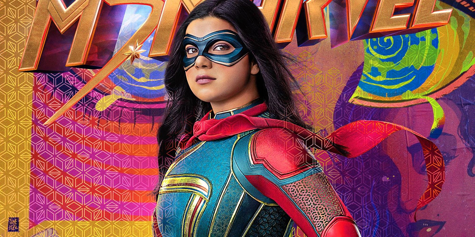 Los carteles de los personajes de Ms. Marvel revelan una mirada colorida al elenco completo