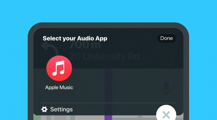 Los usuarios de Waze ahora pueden acceder a Apple Music directamente desde el reproductor de audio de la aplicación de navegación