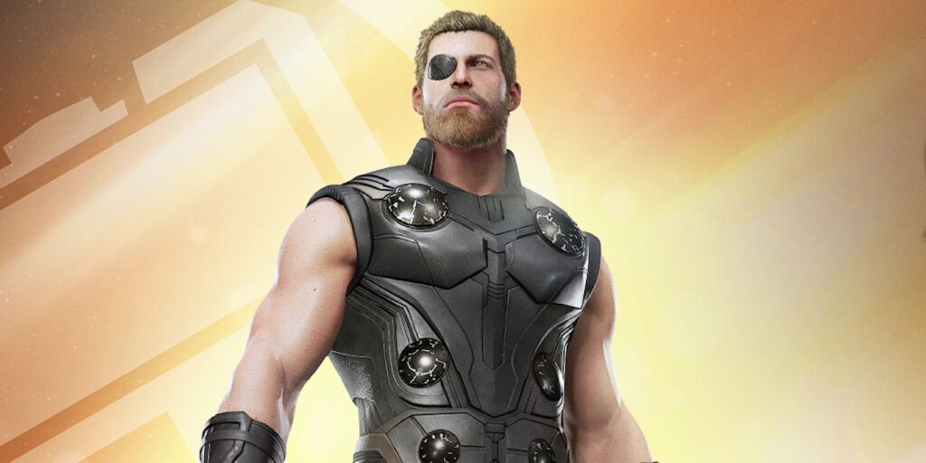 Marvel's Avengers le da a MCU Thor su parche en el ojo con Infinity War Skin