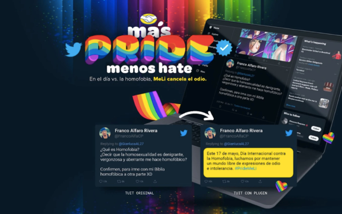 "Más pride, menos hate"; Mercado Libre eliminará mensajes de odio en redes sociales