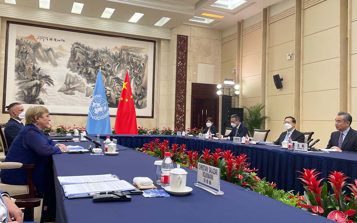 Michelle Bachelet llega a China; reuniones se llevarán a cabo en ‘ciclo cerrado’ por Covid-19