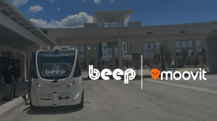 Moovit agrega el servicio de transporte autónomo de Beep a la aplicación de planificación de viajes