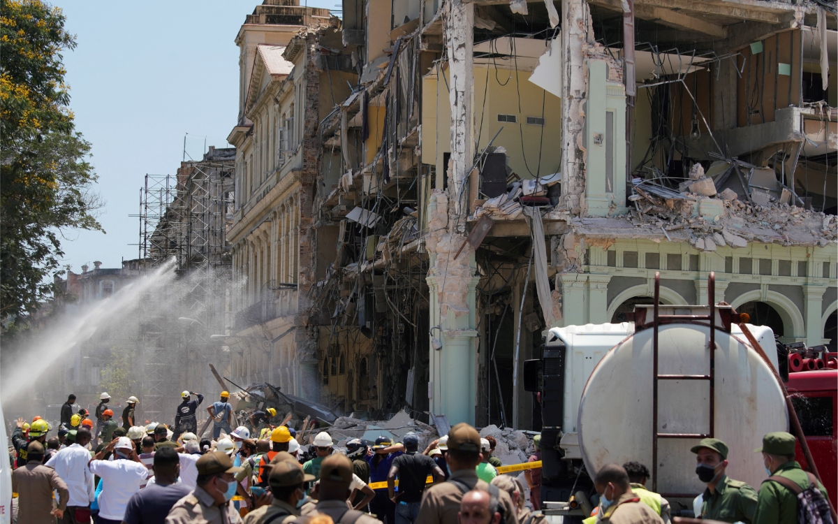 ‘No fue una bomba, ni un atentado’: presidente de Cuba; van nueve muertos por explosión en Hotel Saratoga de La Habana