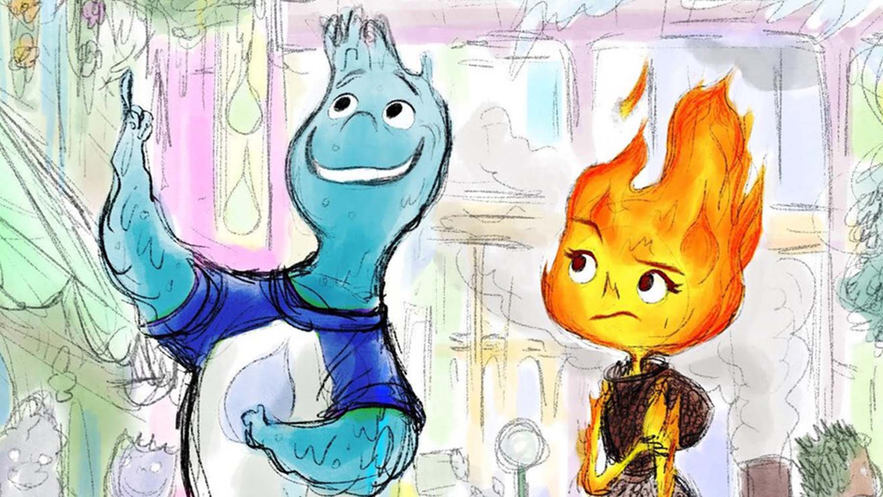 Pixar revela el primer vistazo de ‘Elemental’, su nueva película de animación