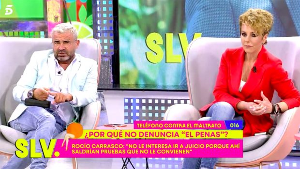 Rocío Carrasco y Jorge Javie Vázquez en 'Sálvame' / Telecinco