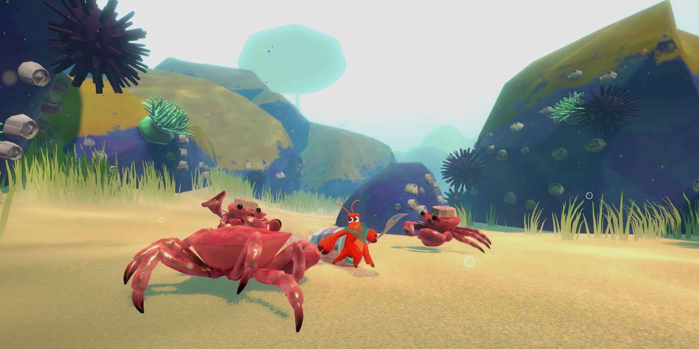Soulslike With Crabs muestra combate submarino en el primer tráiler