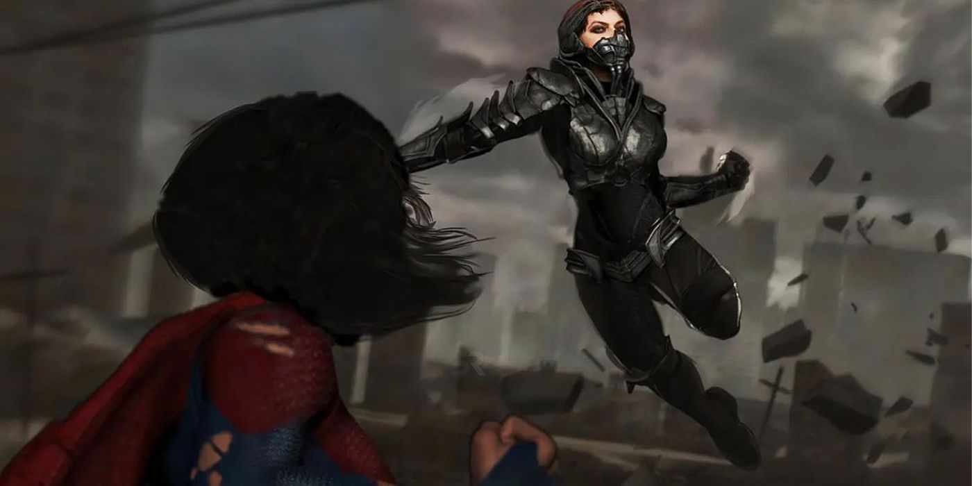The Flash Fan Art imagina a Supergirl luchando contra el villano Faora de Man of Steel