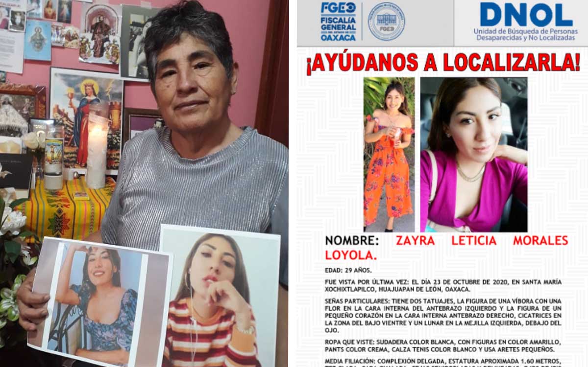‘Todos los días salgo a buscarla y hoy también lo haré’: madre de Zayra Leticia, desaparecida hace 18 meses