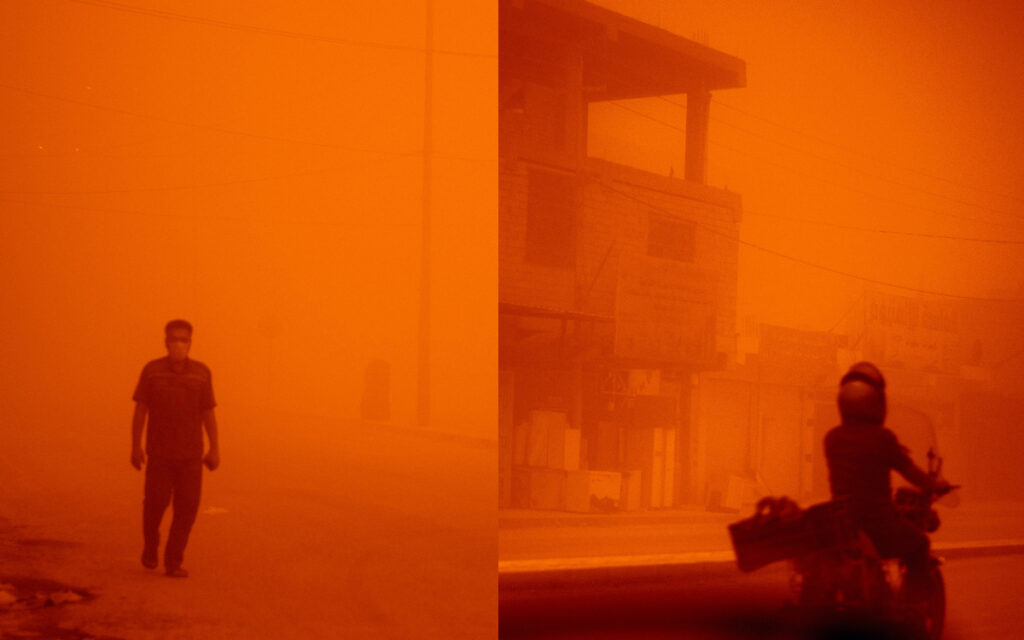 Tormenta de arena en Irak deja a miles de personas con problemas respiratorios
