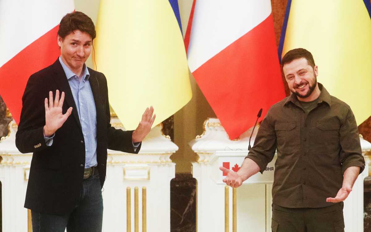 Trudeau promete más armas y dinero a Ucrania en visita sorpresa a Kiev