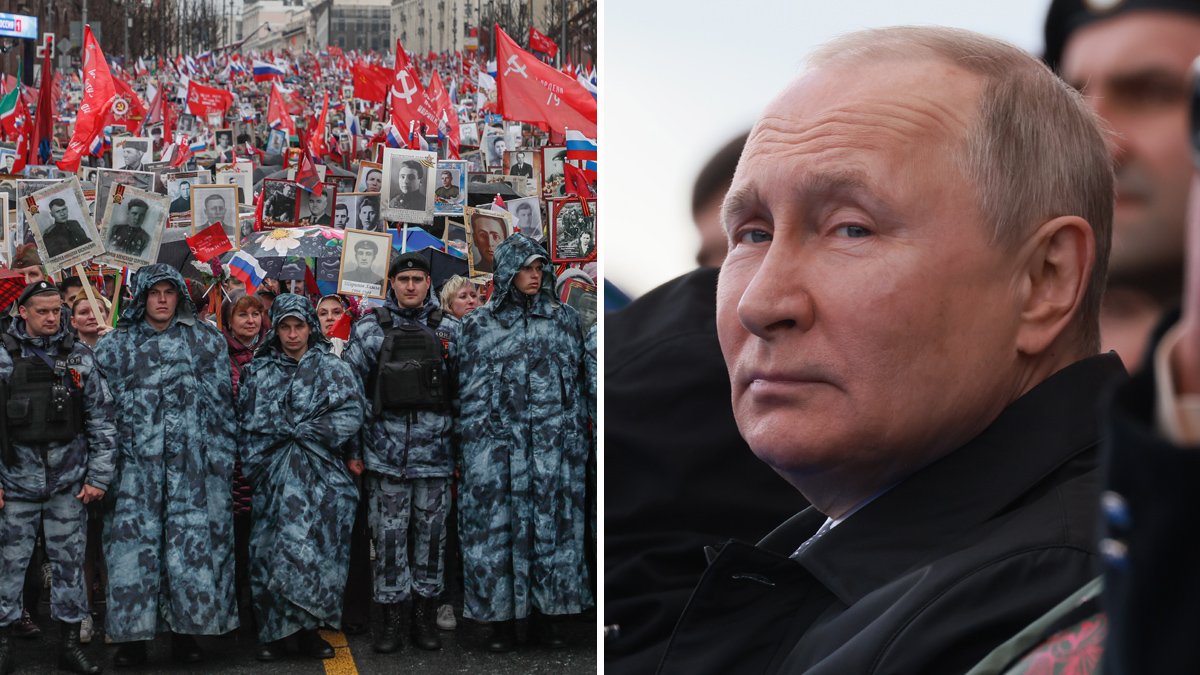 Video: en pleno festejo nacional, Putin explica por qué invadió Ucrania