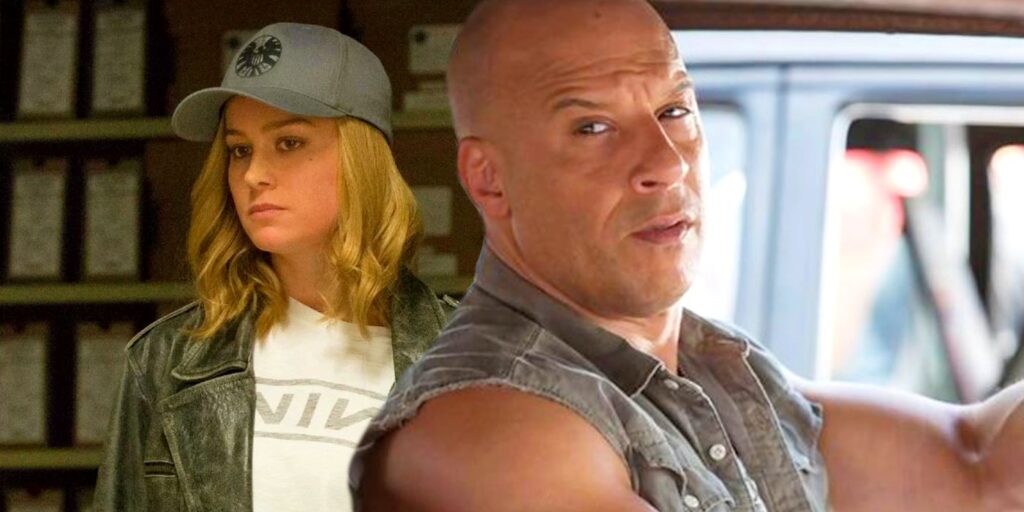 Vin Diesel y Brie Larson bromean en la nueva imagen de Fast 10 BTS
