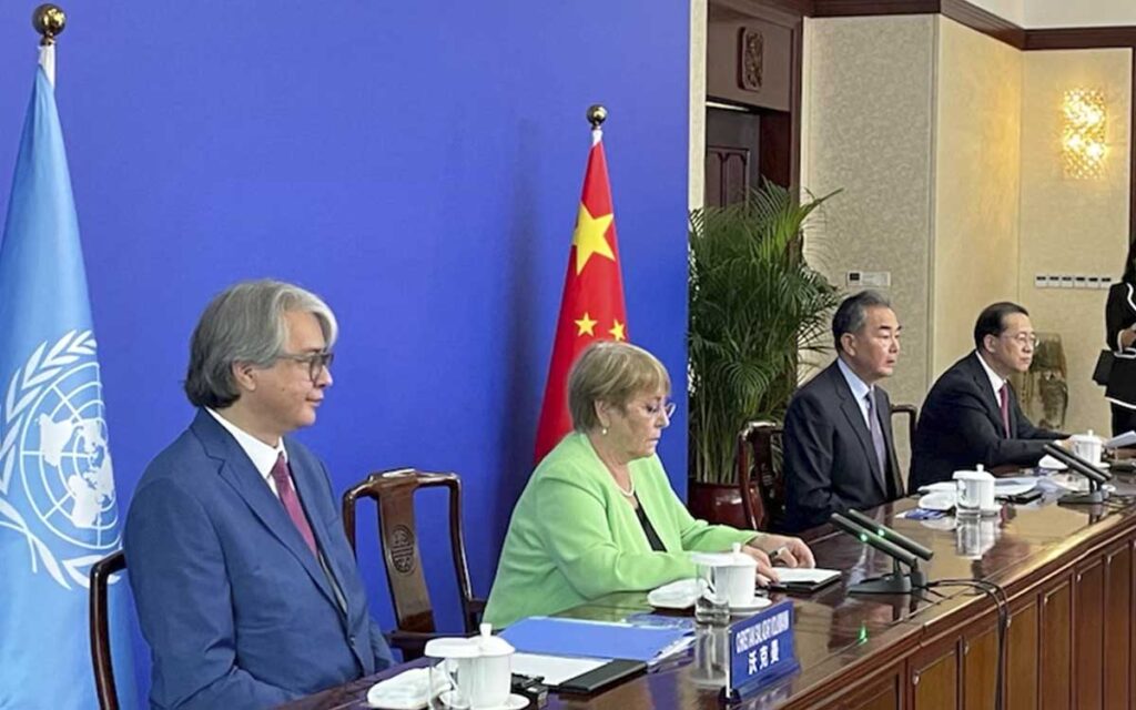 Xi Jimping defiende ante Bachelet el trabajo de China en materia de Derechos Humanos