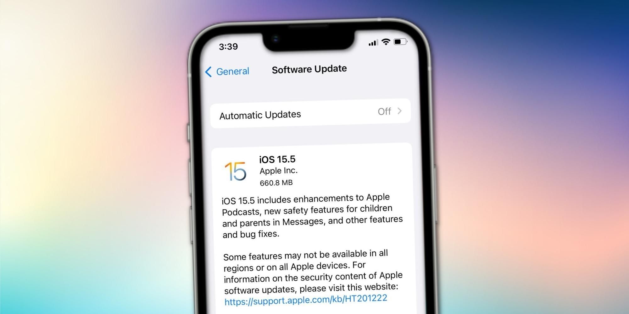 iOS 15.5 ya está disponible: todas las funciones nuevas que llegarán a su iPhone