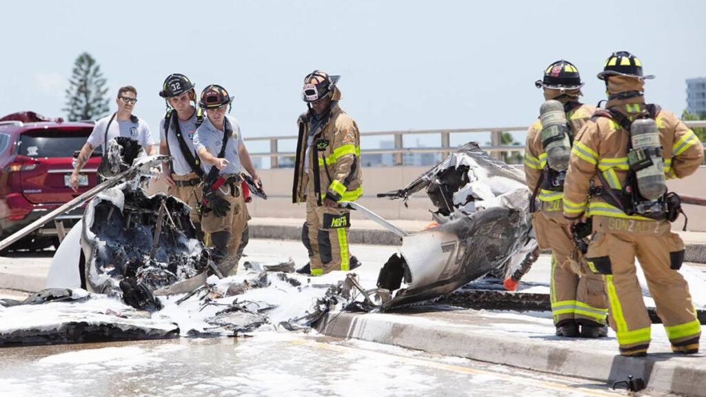 identifican a víctima del accidente aéreo en puente de Miami