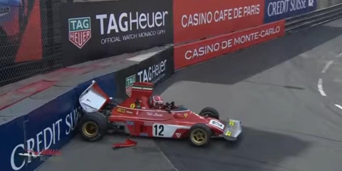 ¡Accidente de Leclerc durante una exhibición en Mónaco!