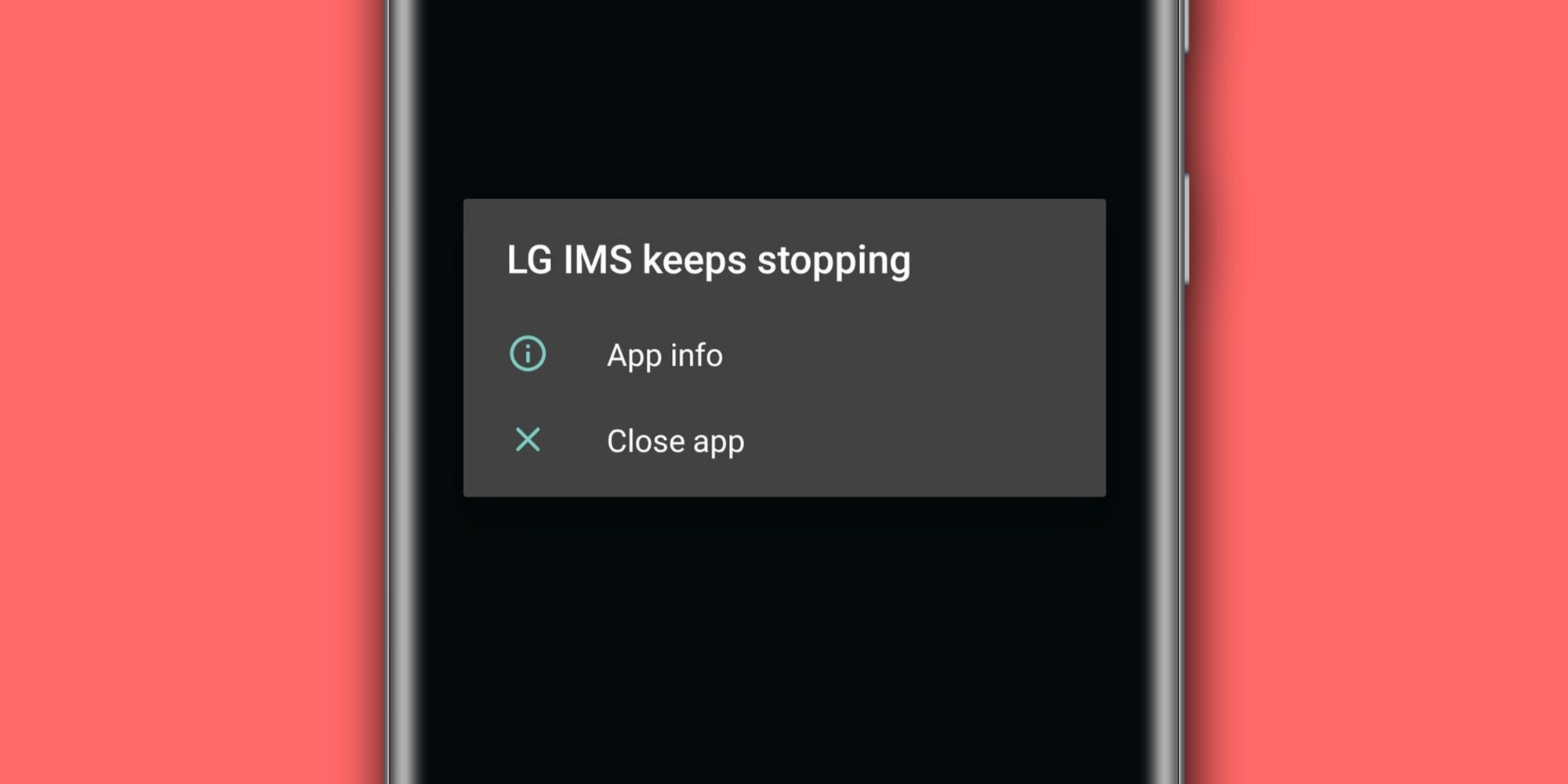 ¿Qué es la aplicación LG IMS y por qué sigue deteniéndose?
