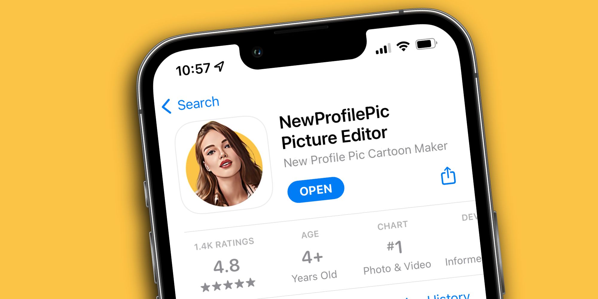 ¿Qué es la nueva aplicación Profile Pic y cómo se usa?